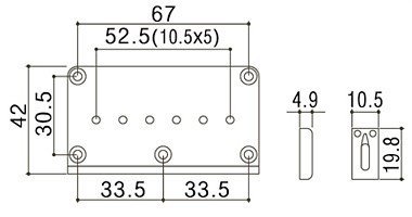 Mostek GOTOH GTC101 (GD)
