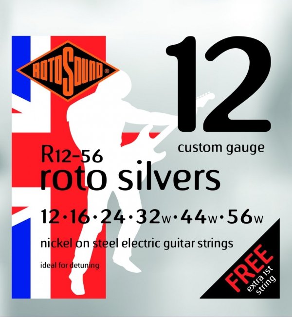 Struny ROTOSOUND Roto Silvers R12-56 (12-56)