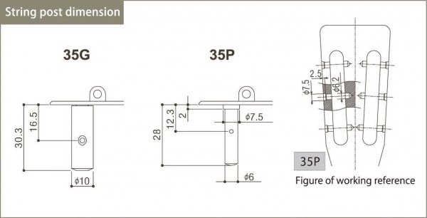 Klucze GOTOH Classic 35G620-2W (GD)