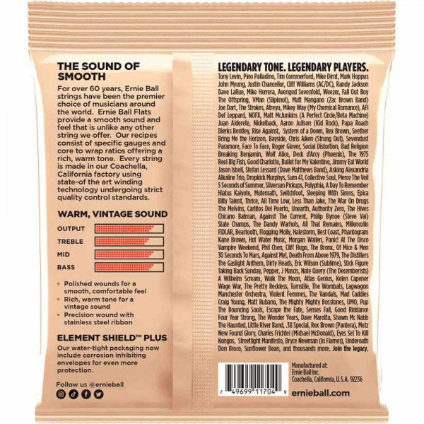 Struny ERNIE BALL 2805 Flatwound (45-105)