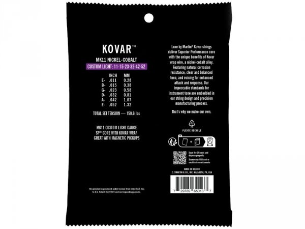 Struny MARTIN Korvar SP Core MK11 (11-52)