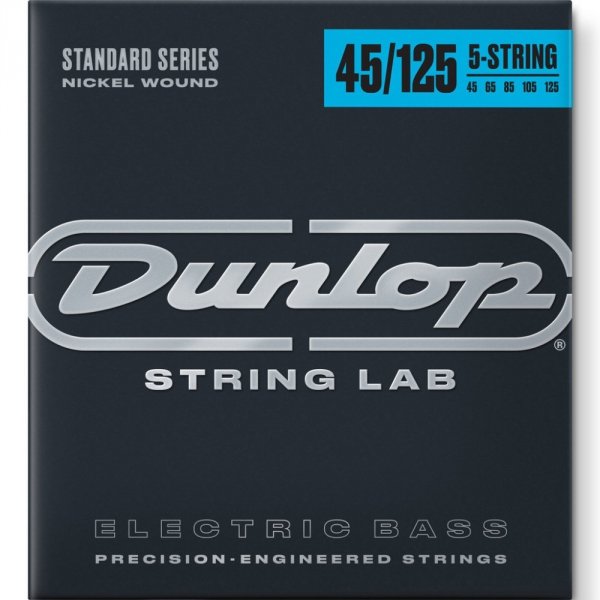 Struny DUNLOP DBN45125 Nickel Wound (45-125) 5str