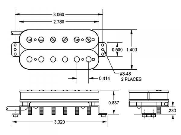 SEYMOUR DUNCAN TB-59 Model '59 (ZEB)
