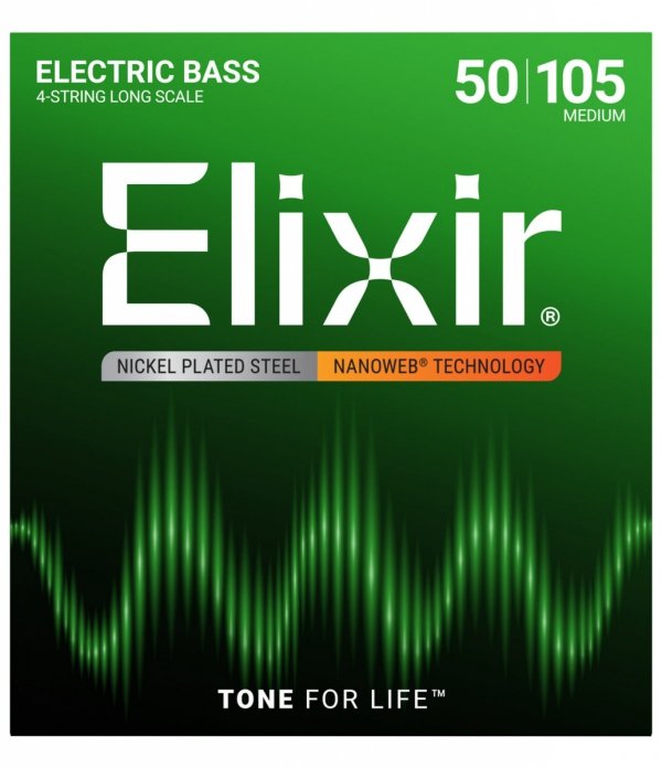 Struny do basu ELIXIR Nickel Plated (50-105)