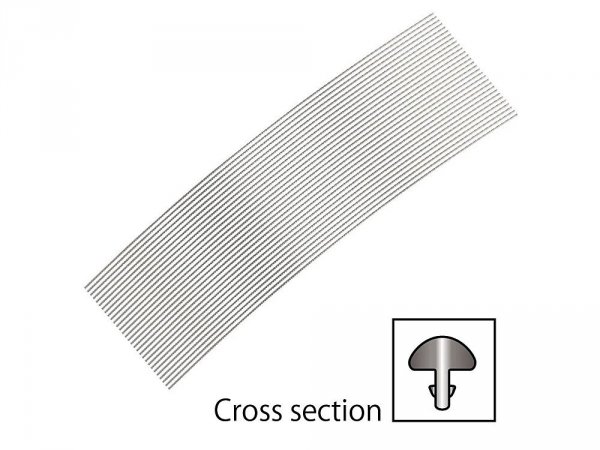 Progi HOSCO 2,0mm S2 (18% nickel-silver, 50cm)