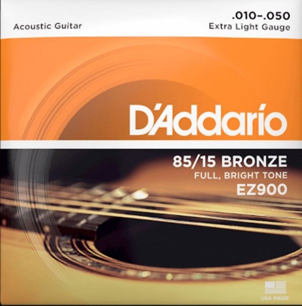 Struny D'ADDARIO 85/15 Bronze Wound EZ900 (10-50)