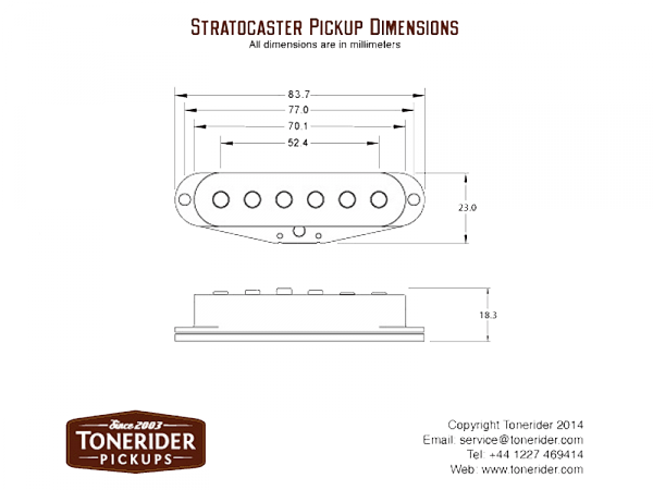 TONERIDER Surfari Strat Set (WH)