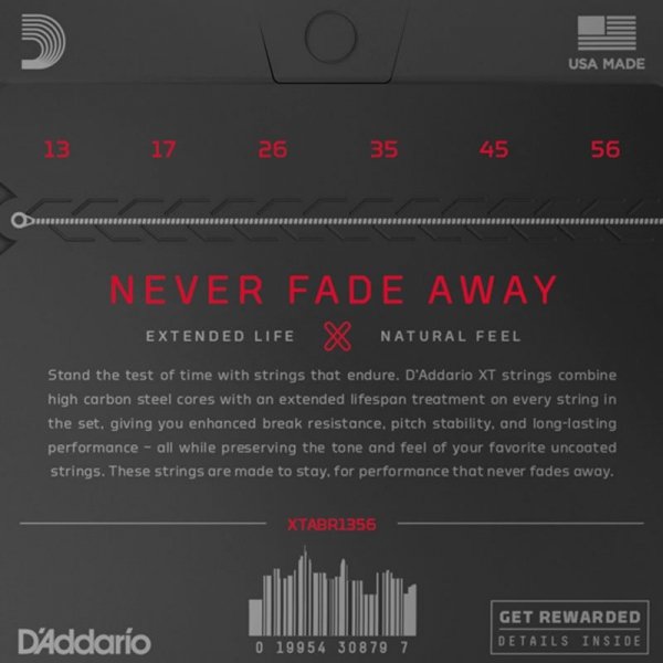 Struny D'ADDARIO XTA 80/20 Bronze (13-56)