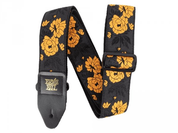Pasek gitarowy ERNIE BALL Tangerine Rose Jacquard