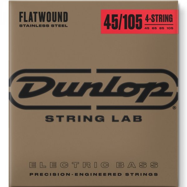 Struny DUNLOP DBFS45105 Flatwound (45-105)