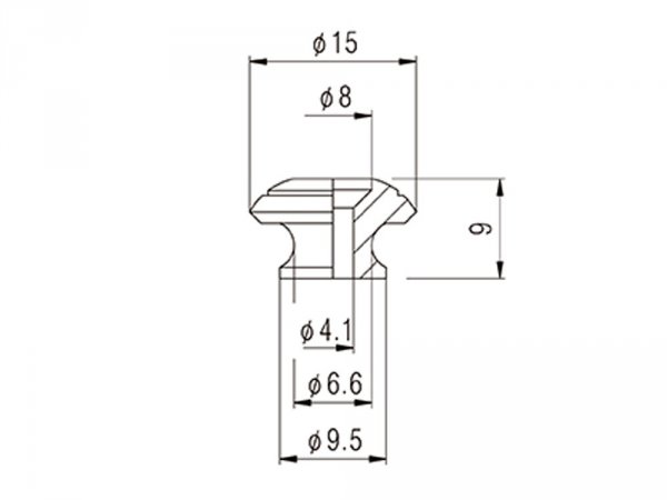 Zaczepy paska VPARTS VHE-011 (BK)