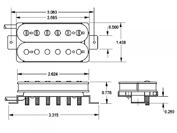 SEYMOUR DUNCAN SH-2 Jazz (BK, bridge)