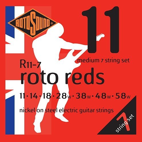 Struny ROTOSOUND Roto Reds R11-7 (11-58) 7str.