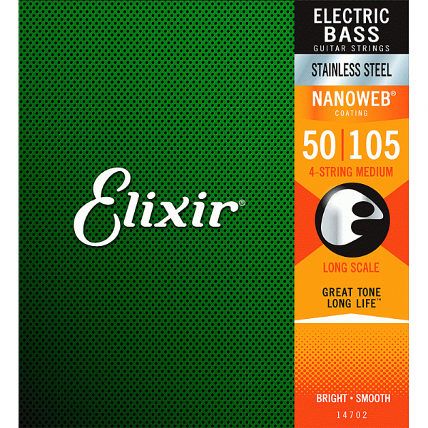Struny do basu ELIXIR Stainless Steel (50-105)