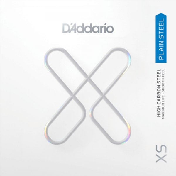 Pojedyncza struna D'ADDARIO XS Plain steel 017