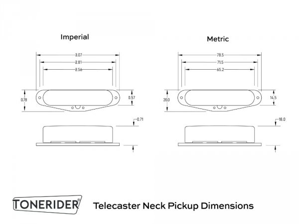 TONERIDER Vintage Plus Tele (N, neck)