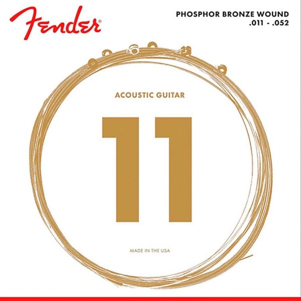 Struny FENDER 60CL Phosphor Bronze (11-52)