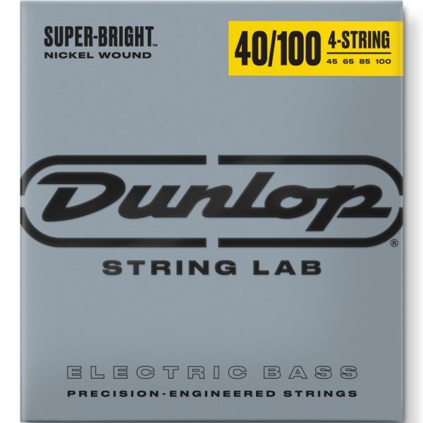 Struny DUNLOP Super Bright Nickel (40-100)