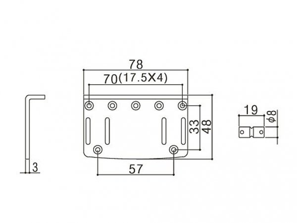 Mostek do basu GOTOH 203B-4 (GD)
