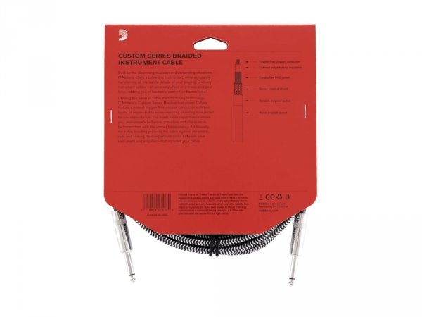Kabel gitarowy D'ADDARIO PW-BG-15BG (4,57m)