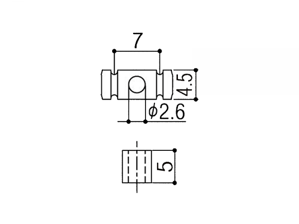 Komplet docisków strun GOTOH RG15/30 (N)