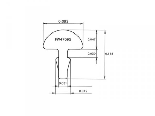 Progi JESCAR FS47095-S Stainless Steel (25szt)