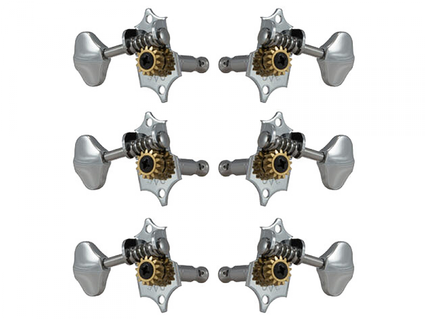 Klucze do gitary GROVER  STA-TITE V97 (CR, 3+3)