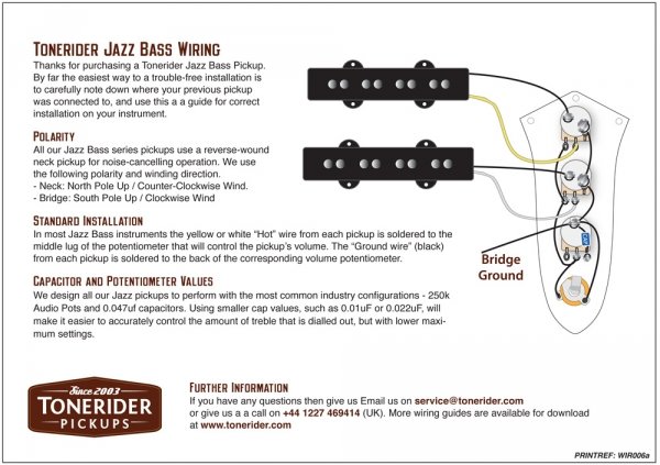 TONERIDER Classic J Staggered (BK, bridge)