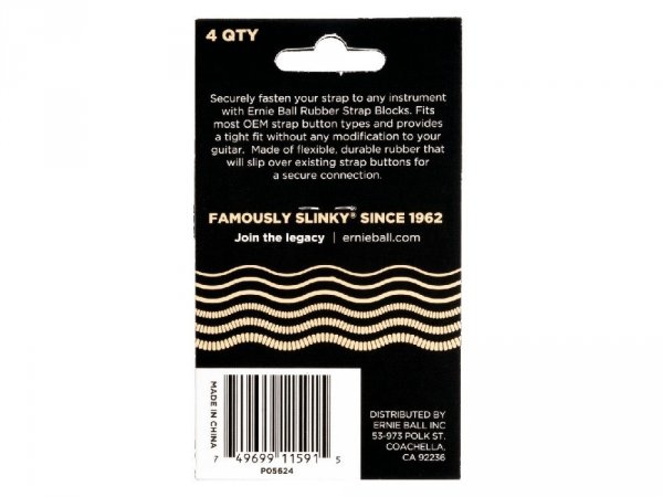 Blokada paska ERNIE BALL 5624 Strap Blocks (CRE)