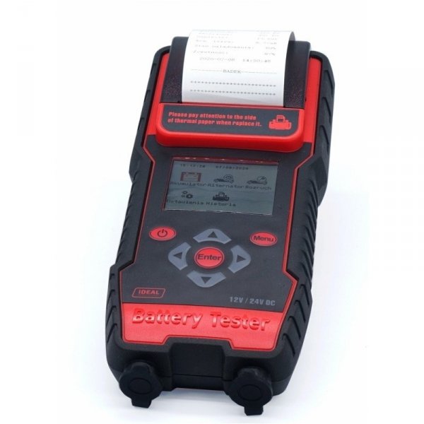 Tester z drukarką BDT7000 WET/EFB/GEL/AGM +walizka 