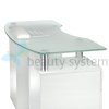 STOLIK DO MANICURE + POCHłANIACZ BD-3453+P BIAŁY