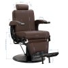 Gabbiano fotel barberski Continental brązowy