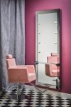 FOTEL BARBERSKI RAY 01 CZARNY/STOPKI CZARNE (BARBER BY AYALA)