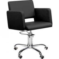 FOTEL LEA 01 P-7/KÓŁKA CHROM (48H)