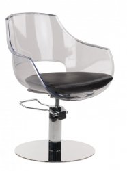 FOTEL GHOST 01 P-7/DYSK SREBRNY (48H)