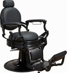 FOTEL BARBERSKI SOLOMON BLACK (BARBER BY AYALA)