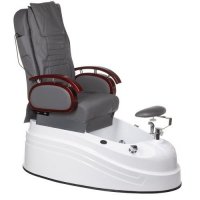 FOTEL DO PEDICURE Z MASAżEM BR-2307 SZARY 