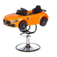 DZIECIęCY FOTEL FRYZJERSKI MERCEDES POMARAńCZOWY 