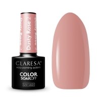 CLARESA Lakier hybrydowy DUSTY ROSE 2 -5g 