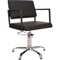 FOTEL LOFT 01 P-7/STOPKI CZARNE (48H) 