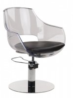 FOTEL GHOST 01 P-7/DYSK SREBRNY (48H) 