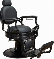 FOTEL BARBERSKI SOLOMON BLACK (BARBER BY AYALA) 