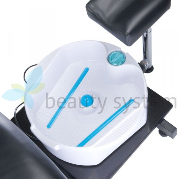 FOTEL DO PEDICURE Z MASAżEREM STóP BW-100 CZARNY