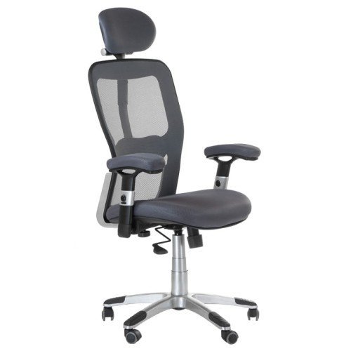 FOTEL ERGONOMICZNY CORPOCOMFORT BX-4147 SZARY