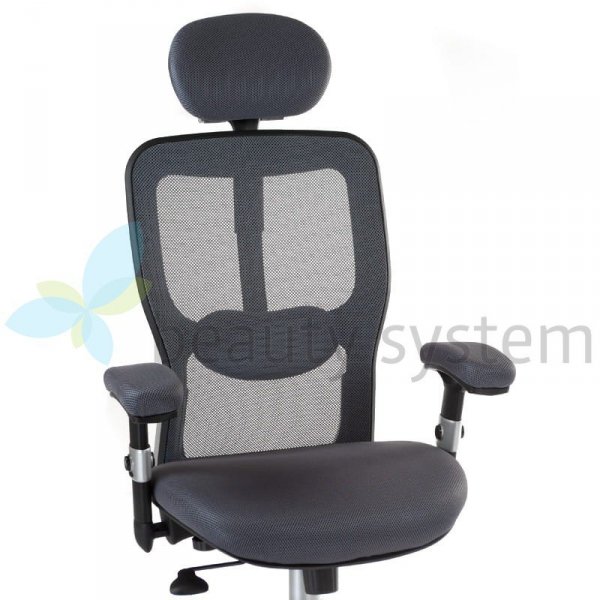 FOTEL ERGONOMICZNY CORPOCOMFORT BX-4147 SZARY