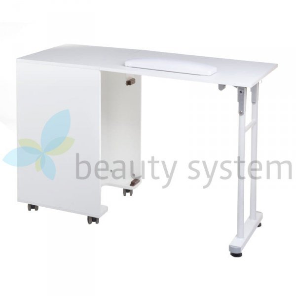 STOLIK DO MANICURE SKłADANY BD-3802 BIAŁY