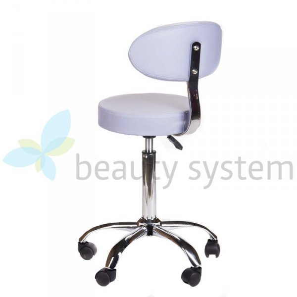 TABORET KOSMETYCZNY Z OPARCIEM BD-9934 LAWENDA