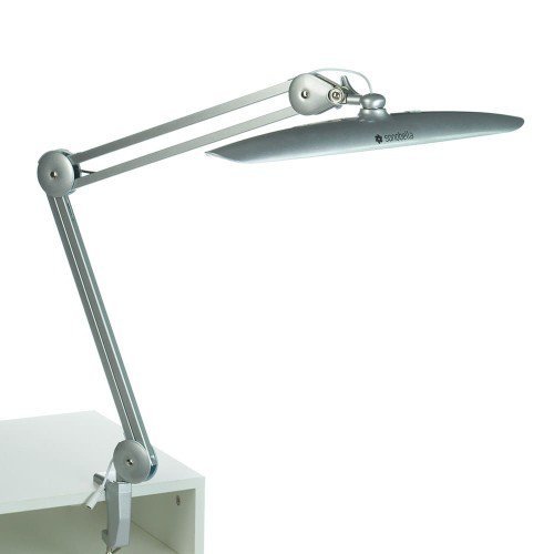 LAMPA WARSZTATOWA BSL-01 LED 24W CLIP SREBRNA