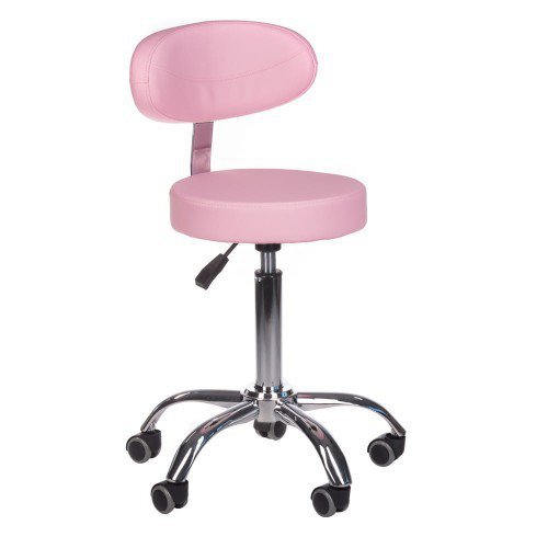 TABORET KOSMETYCZNY Z OPAR. BD-9934 RóżOWY