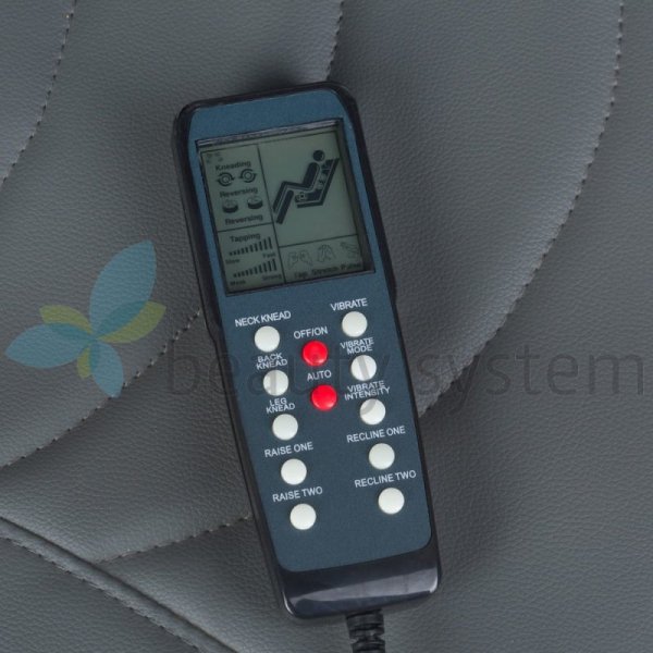 FOTEL DO PEDICURE Z MASAżEM BR-2310 SZARY